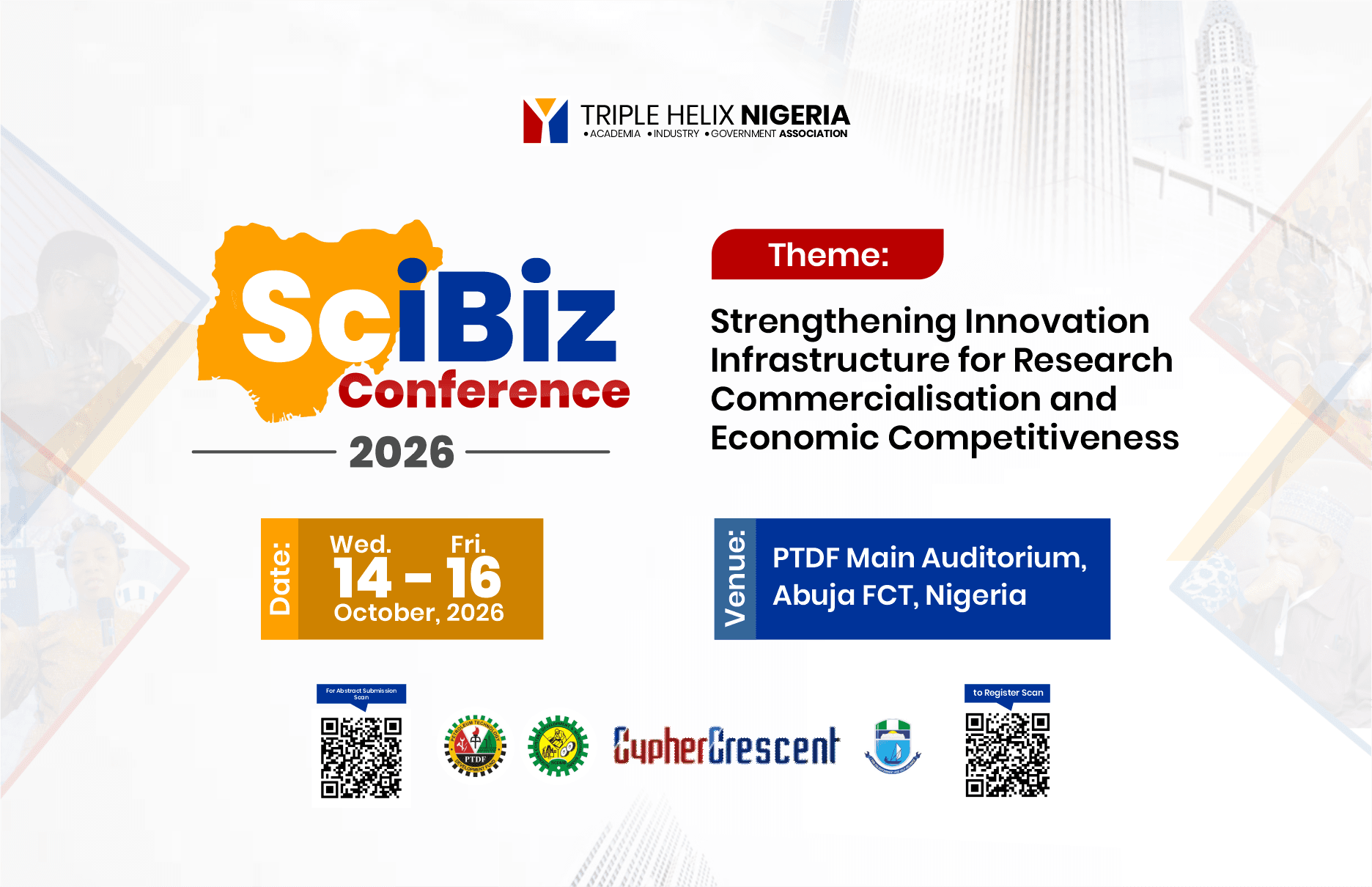 Triple Helix Nigeria SciBiz Conference 2026: Call for Participation